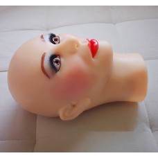 (Noviya) Quality Handmade Soft Silicone Realist Full Head Female/Girl Crossdress Sexy Doll Face Cosplay Mask (Noviya) Quality Handmade Soft Silicone Realist Full Head Female/Girl Crossdress Sexy Doll Face Cosplay Mask